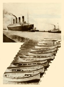 RMS Titanic et canots de sauvetage, 1912 - Unbekannt