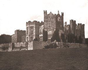 Château de Raby, comté de Durham, 1894