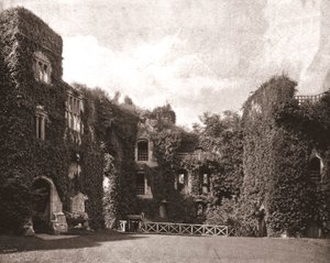 Château de Raglan, Monmouthshire, Pays de Galles, 1894