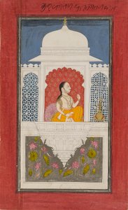 Raja Sagat Singh dans un pavillon, vers 1750 - Unbekannt