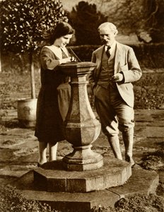 Ramsay MacDonald, premier Premier ministre travailliste, à Chequers avec sa fille, 1924, 1935 - Unbekannt