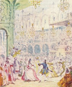 Randulph et Hilda dansant dans la Rotonde des Jardins de Ranelagh
