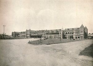 Gare de Rangoon, 1900