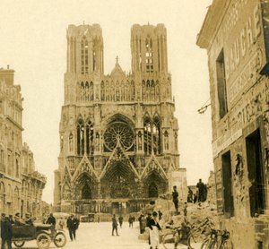 Cathédrale de Reims, Reims, nord de la France, vers 1914-1918 - Unbekannt