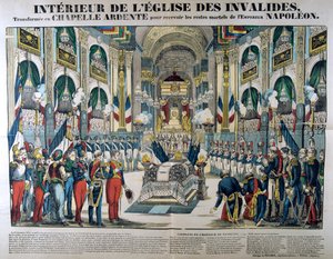 Les restes de Napoléon Ier sont amenés aux Invalides à Paris, 15 décembre 1840, 19e siècle - Unbekannt