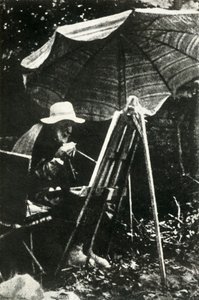 Renoir peignant en plein air, vers 1910, 1947 - Unbekannt