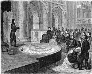 Répétition de la démonstration de Foucault sur la rotation de la Terre, mai 1851