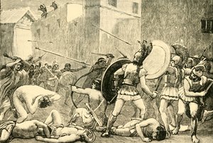 Repousse de Pyrrhus de Sparte - Unbekannt