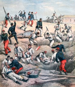 Sauvetage des victimes au fort d