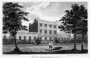 Résidence de John Coakley Lettsom, Camberwell, Londres, 1817