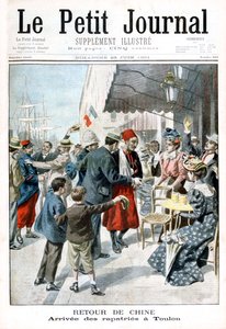 Retour de Chine, arrivée des rapatriés, Toulon, 1901 - Unbekannt