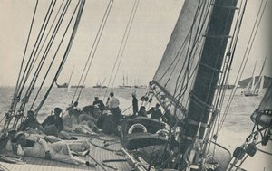 Les plus grands yachts de course britanniques concourent pendant la semaine de Cowes, 1937 - Unbekannt