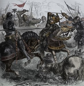 Richard III à Bosworth, 22 août 1485, vers 1880 - Unbekannt