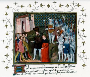 Richard II livré par Bolingbroke aux citoyens de Londres - Unbekannt