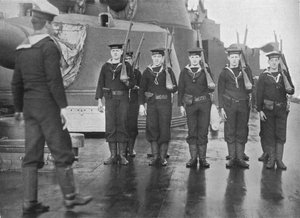 Exercice de tir à bord d