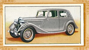 Riley 1 12-Litre Falcon Saloon, vers 1936