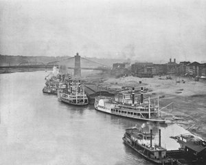 Front de rivière, Cincinnati, Ohio, États-Unis, vers 1900 - Unbekannt