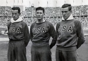 Robert Clark, Glenn Morris, John Parker, décathloniens américains, Jeux olympiques de Berlin - Unbekannt