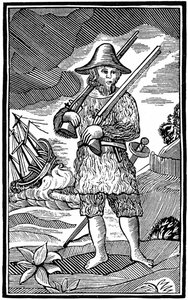 Robinson Crusoé, livre de colportage - Unbekannt