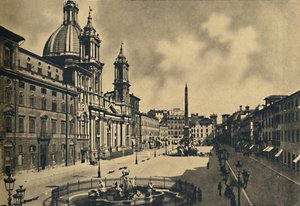 Rome - Circo Agonale - Église de Sainte-Agnès - Fontaines par Bernini, 1910 - Unbekannt