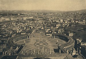 Rome - Vue panoramique depuis la coupole de Saint-Pierre, 1910 - Unbekannt