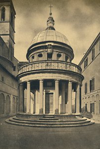 Rome - Temple par Bramante dans les cloîtres de S. Pietro in Montorio sur la colline du Janicule, 1910 - Unbekannt