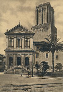 Roma - Via Nazionale. Église de Sainte-Catherine et la Tour des Milices, 1910 - Unbekannt