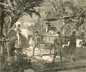 Scène de jardin romain, 1890 - Unbekannt
