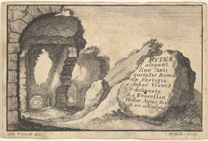 Ruines romaines, deuxième version de la page de titre - Unbekannt