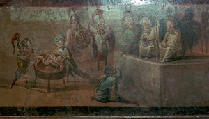 Peinture murale romaine du Jugement de Salomon - Unbekannt