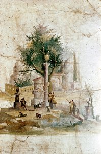 Peinture murale romaine d