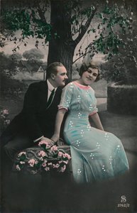Carte postale romantique, vers 1910 - Unbekannt