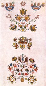 Peinture de Chambre, Moravie, Tchécoslovaquie, 1928 - Unbekannt