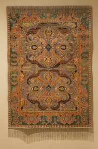 Tapis royal avec fil de soie et de métal, 1600-1625 - Unbekannt