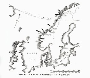 Débarquements des Royal Marines en Norvège, Seconde Guerre mondiale - Unbekannt