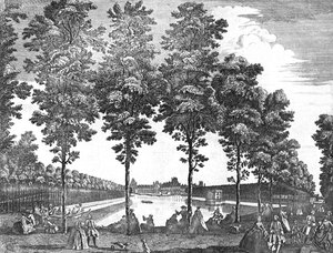 Palais royal de Fontainebleau, France, 1750
