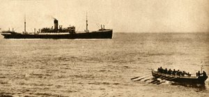 Cutter de la marine royale sur le point d