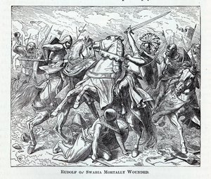 Rodolphe de Souabe mortellement blessé, 1882 - Unbekannt