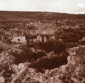 Ruines, Anizy-le-Château, nord de la France, vers 1914-1918 - Unbekannt