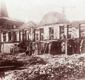 Ruines, Louvain, Belgique, vers 1914-1918 - Unbekannt