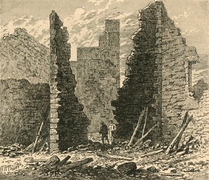 Ruines du Barbican sur Ludgate Hill, 1792, 1897
