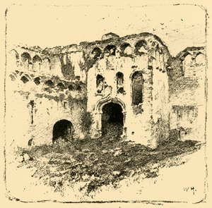 Ruines du palais épiscopal, 1898 - Unbekannt