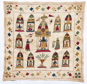 Mouchoir Rumal, 18ème siècle - Unbekannt