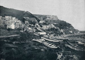 Runswick - Le village sur les falaises, 1895 - Unbekannt