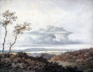 Paysage rural et étude des nuages par Luke Howard, mars 1849 - Unbekannt