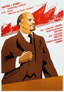 Affiche du Parti communiste russe, 1940