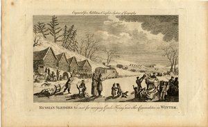 Traîneaux russes en hiver - Unbekannt