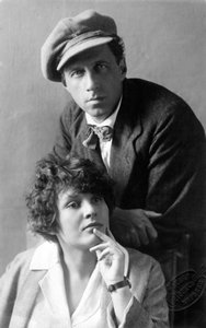 Directeur de théâtre russe Vsevolod Meyerhold et sa femme, actrice Zinaida Raikh, début des années 1920