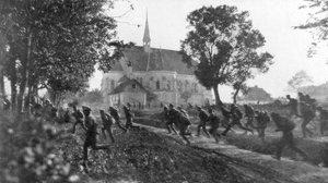 Troupes russes en retraite désordonnée, Ternopil, Ukraine, Première Guerre mondiale, 1er juillet 1917