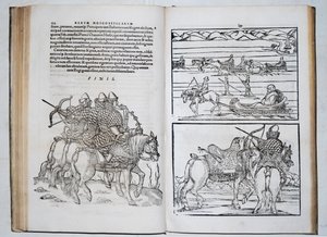 Guerriers russes. Siegmund von Herberstein voyage à travers la Russie. De: Rerum Moscoviticarum commentarii, 1571